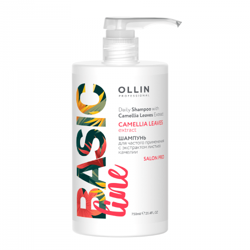 OLLIN PROFESSIONAL Шампунь с экстрактом листьев камелии для частого применения / Daily Shampoo with Camellia Leave 750 мл