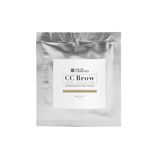 LUCAS COSMETICS Хна для бровей, светло-коричневый (в саше) / CC Brow light brown 5 г