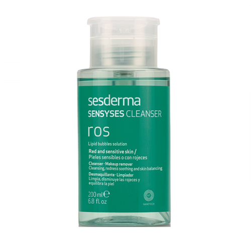 SESDERMA Лосьон липосомальный для снятия макияжа, для кожи с покраснениями и чувствительной кожи / SENSYSES Cleanser ROS 200 мл