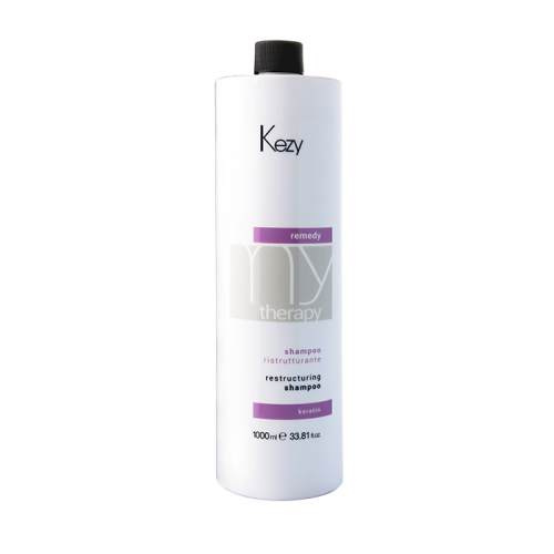 KEZY Шампунь реструктурирующий с кератином / Restructuring shampoo 1000 мл