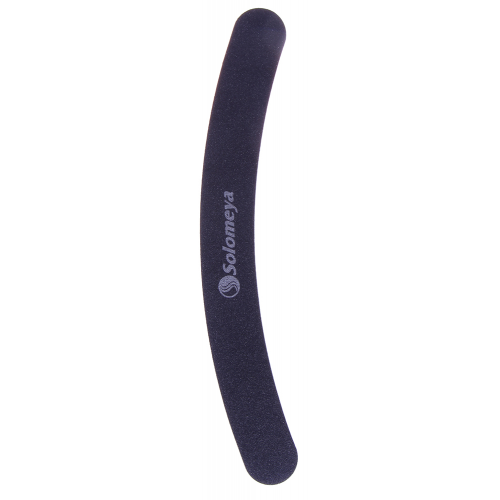 SOLOMEYA Пилка для ногтей 100/180 Бумеранг / Curved Black File