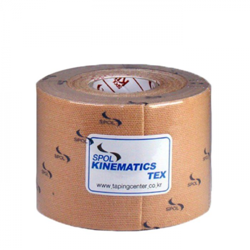 SPOL Кинезио тейп бежевый 5 см х 5 м SPOL TAPE