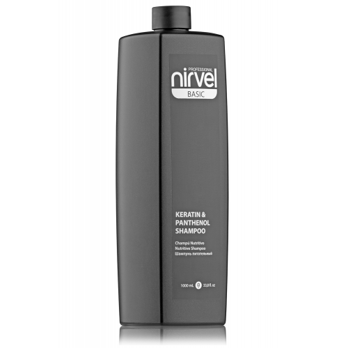 NIRVEL PROFESSIONAL Шампунь питательный с кератином и пантенолом для сухих, ломких и поврежденных волос / KERATIN & PANTHENOL SHAMPOO 1000 мл