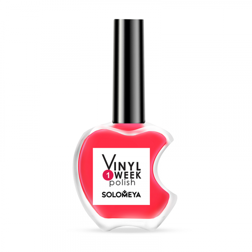 SOLOMEYA 1 лак недельный для ногтей / One Week Vinyl Polish Scarlet 13 мл