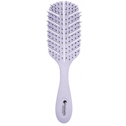 HAIRWAY Щетка ECO Corn массажная, розовая 10 рядов 17 см