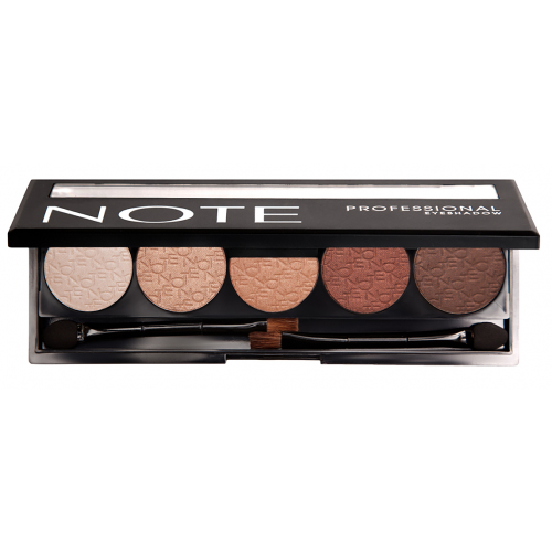 NOTE COSMETICS Тени для век, профессиональная палетка 104 / PROFESSIONAL EYESHADOW 5*2 г