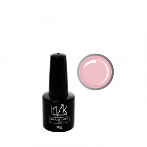 IRISK PROFESSIONAL База каучуковая камуфлирующая для ногтей, нежно-розовая / Rubber Base Pink 10 г