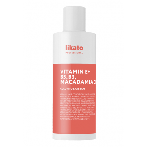 LIKATO PROFESSIONAL Софт-бальзам для защиты цвета и блеска окрашенных волос / COLORITO 250 мл