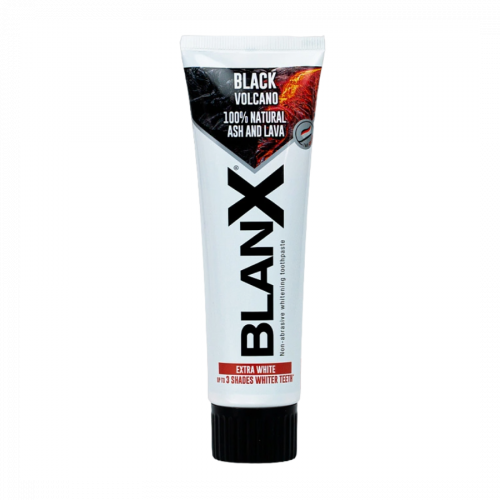 BLANX Паста зубная отбеливающая Черный вулкан / Black Volcano 75 мл