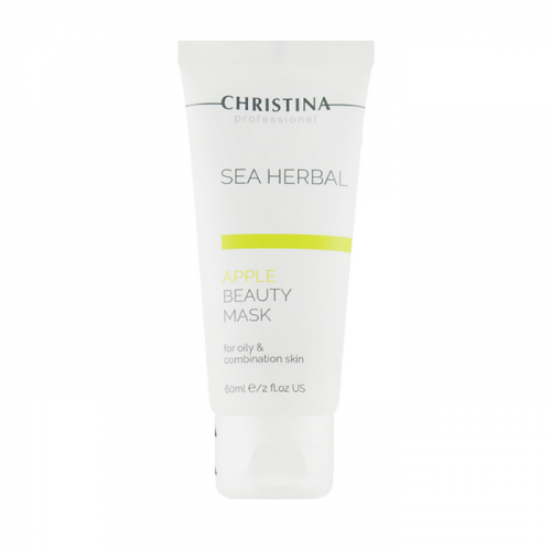 CHRISTINA Маска красоты яблочная для жирной и комбинированной кожи / Sea Herbal Beauty Mask Green Apple 60 мл