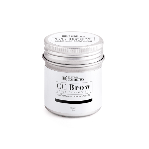 LUCAS COSMETICS Хна для бровей, черный (в баночке) / CC Brow black 5 г