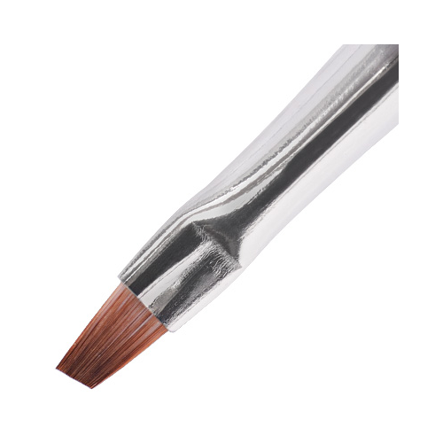 IRISK PROFESSIONAL Кисть скошенная для геля, искусственный ворс, в тубе № 1