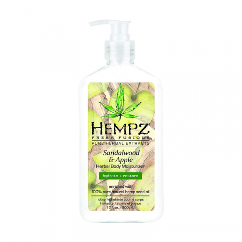 HEMPZ Молочко для тела, сандал и яблоко / Sandalwood & Apple Herbal Body Moisturizer 500 мл