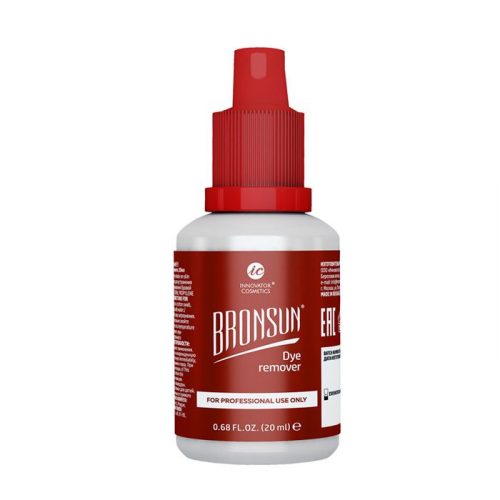 BRONSUN Ремувер для удаления краски с кожи / BRONSUN Dye remover 20 мл
