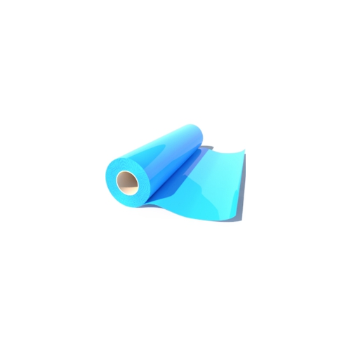 POLI-FLOCK 505 Light Blue термотрансферная пленка для тканей 570 мкм, 0,5 x 1 метр