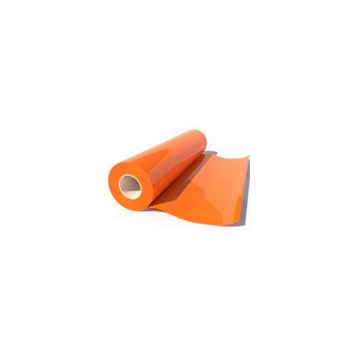 POLI-FLOCK 515 Orange термотрансферная пленка для тканей 570 мкм, 0,5 x 1 метр