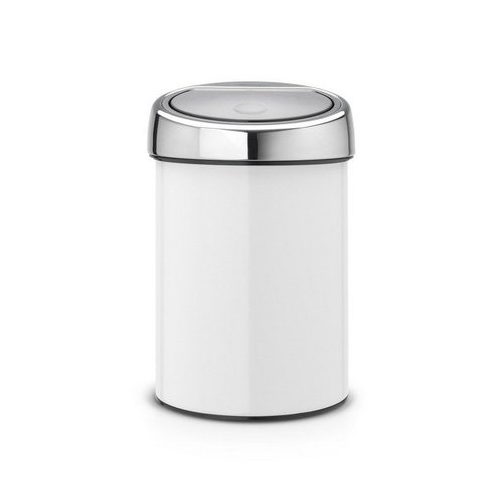 Ведро для мусора Touch Bin (3 л), белое 364488 Brabantia