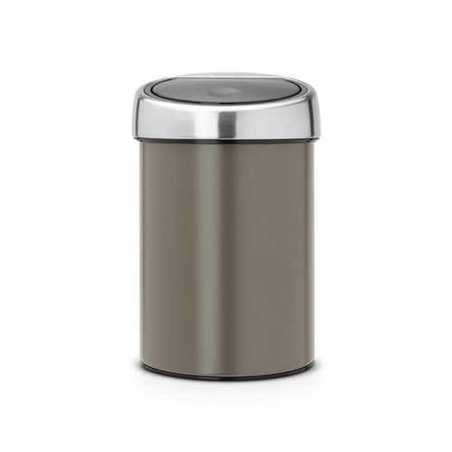 Ведро для мусора Touch Bin (3 л), платина 364464 Brabantia