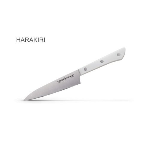 Нож универсальный Harakiri, 12 см, белый SHR-0021W Samura