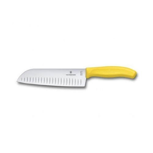 Нож Сантоку Victorinox Swiss Classic, желтый, 17 см 6.8526.17L8B Victorinox