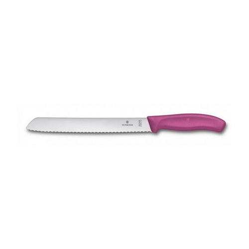 Нож для хлеба Victorinox Swiss Classic, розовый, 21 см 6.8636.21L5B Victorinox