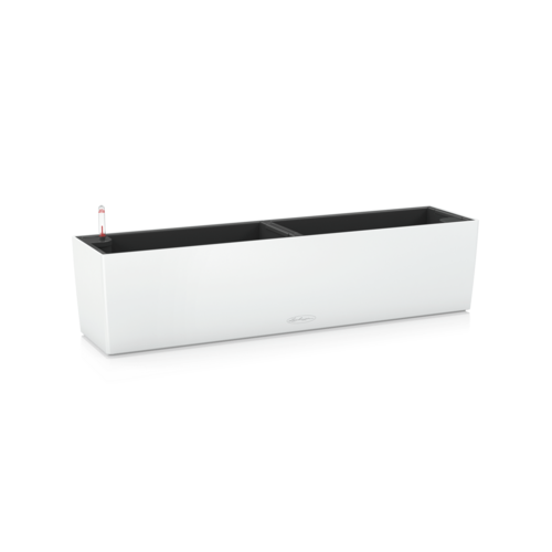 Кашпо Балконера Колор 80, белое, с системой полива, 19х19х80 см 15680 Lechuza