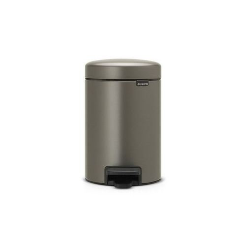 Мусорный бак с педалью newIcon (3 л), 26.4х17х23.5 см, платиновый 113246 Brabantia
