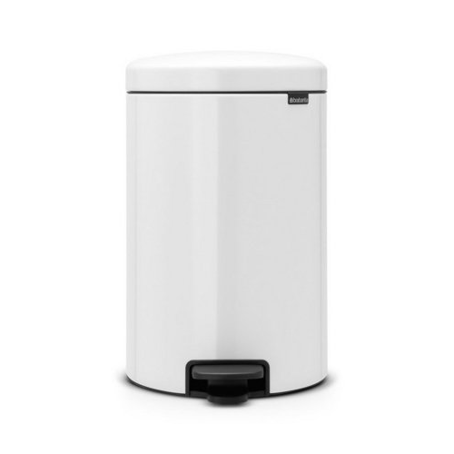 Мусорный бак с педалью newIcon (20 л), 46х29х33.5 см, белый 111846 Brabantia