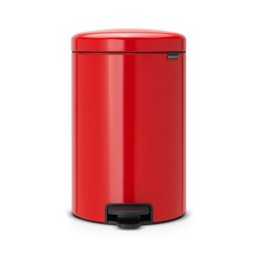 Мусорный бак с педалью newIcon (20л), 46х29х33.5см, красный 111860 Brabantia