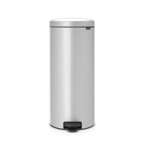 Мусорный бак с педалью newIcon (30л) 67.5х30х34см, серый металлик 114465 Brabantia