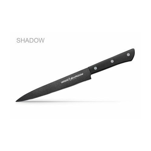 Нож для нарезки Shadow, 19.6 см, с покр. Black-coating SH-0045/K Samura