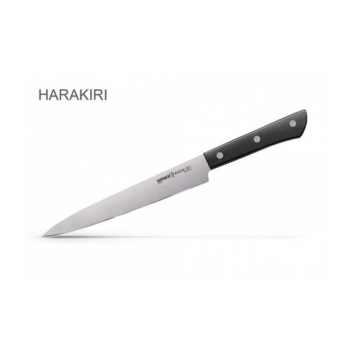 Нож для нарезки Harakiri, 19.6 см, черный SHR-0045B/K Samura