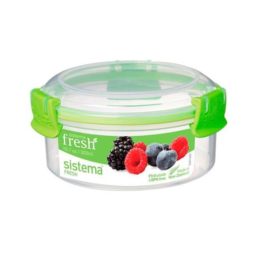 Контейнер круглый Fresh (300 мл), зеленый 951303 Sistema
