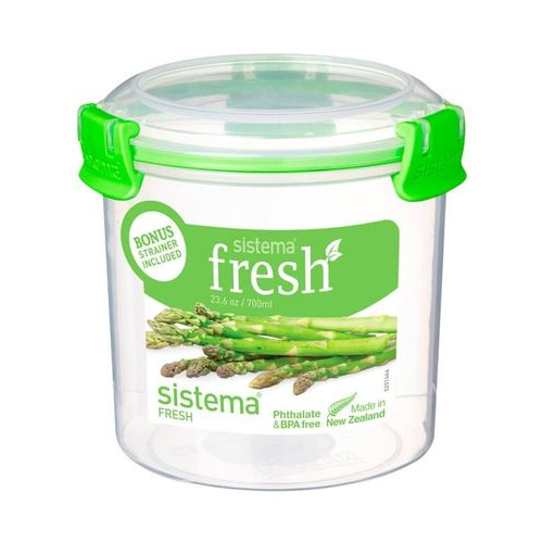 Контейнер круглый Fresh (700 мл), зеленый 951370 Sistema