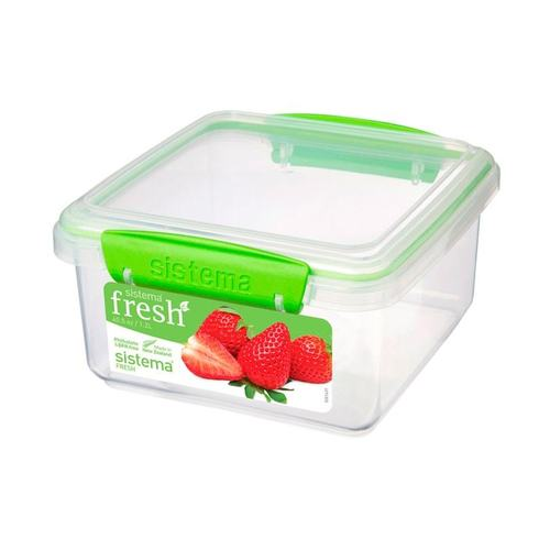 Контейнер Fresh (1.2 л), 15.5х15х8 см, зеленый 951650 Sistema