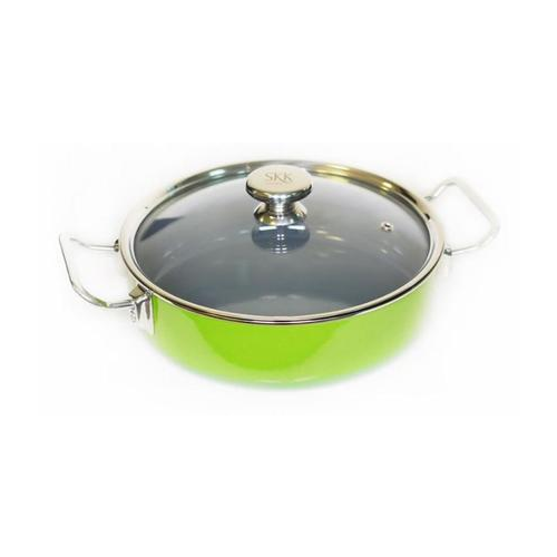 Сотейник Enameled Steel (2.5 л), 20 см, со стеклянной крышкой 12220G/12201 SKK