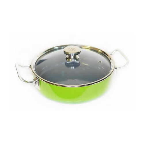 Сотейник Enameled Steel (3.4 л), 24 см, со стеклянной крышкой 12124G/24211 SKK