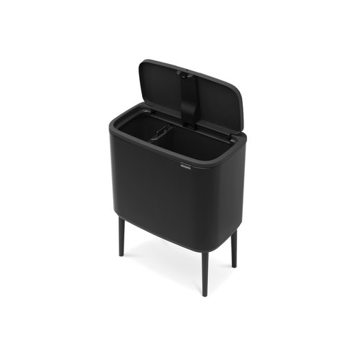 Мусорный бак Touch Bin Bo (11 л + 23 л), Черный матовый 316203 Brabantia