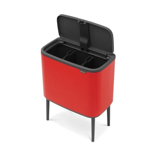 Мусорный бак Touch Bin Bo (11 л + 23 л), Пламенно-красный 316005 Brabantia