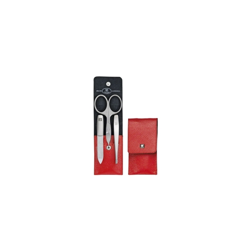 Маникюрный набор Twinox, 3 пр., красный футляр 97091-002 Zwilling