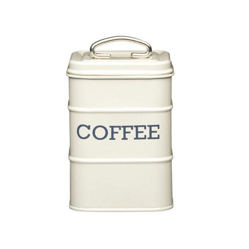 Емкость для хранения кофе Living Nostalgia, 11х11х17 см, белый LNCOFFEECRE Kitchen Craft