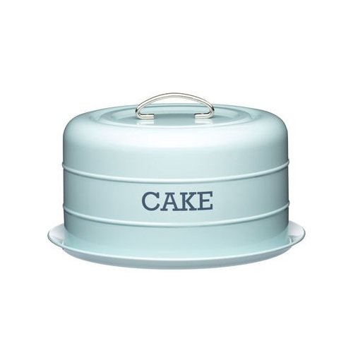 Тортовница с крышкой Living Nostalgia, 28.5х18 см, голубая LNCTBLU Kitchen Craft