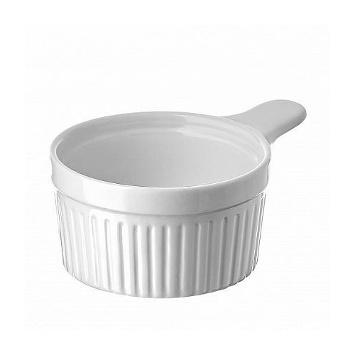 Горшочек для запекания Classic, 8 см, с ручкой, белый W17202019 Walmer