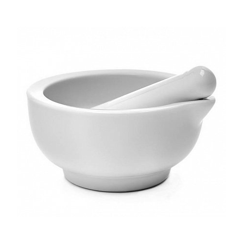 Ступка с пестиком Classic, 9 см, белая W17200009 Walmer