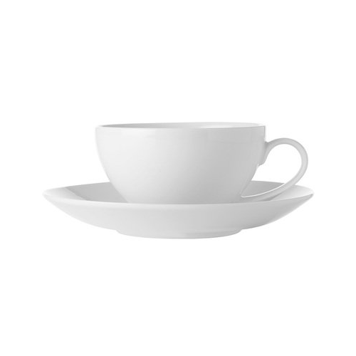 Чашка Белая коллекция (0.25 л) с блюдцем, белая MW504-FX0138 Maxwell & Williams