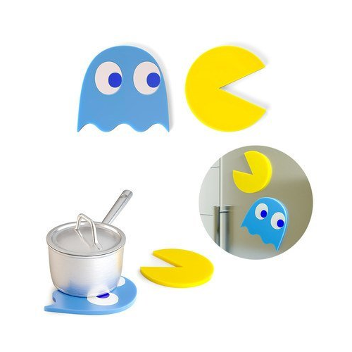 Подставка под горячее Pac-Man, 14х0.6 см, магнитная, 2 шт. 26500 Balvi