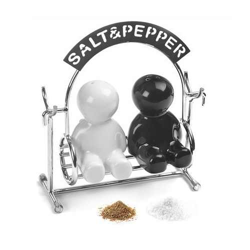 Солонка и перечница Salt&Pepper, 12.5х5х12.5 см 25006 Balvi