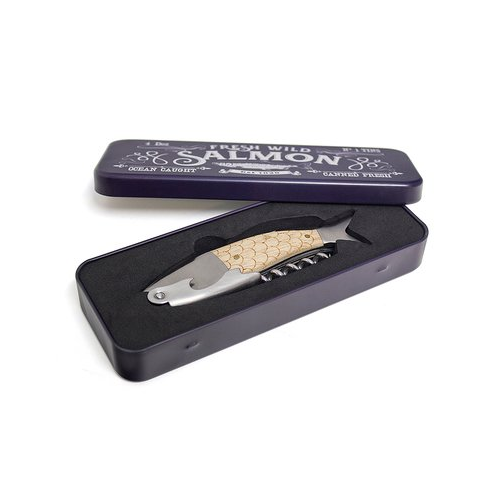 Штопор Wild Salmon, 17.8х7х2.5 см, синий, в подарочной коробке 26785 Balvi