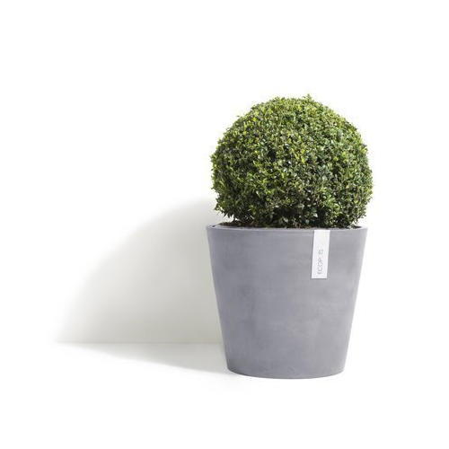 Кашпо Amsterdam, 60х56 см, серо-голубое 74.009.60B ECOPOTS
