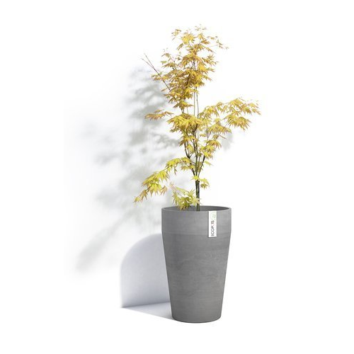Кашпо Sankara XL высокое, 45х75 см, серое 74.020.75G ECOPOTS